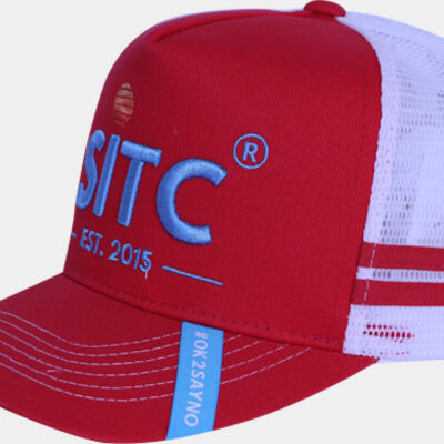 SITC Trucker Cap (high-profile) - Red Thumbnail