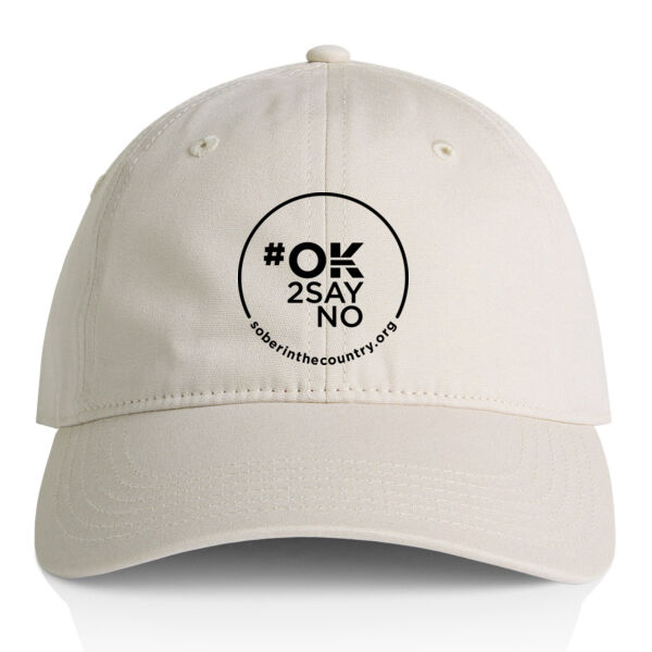 Everyday Low Profile Cap - OK2SAYNO - Black Logo Thumbnail